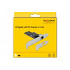 Carte Dellock PCI Express X1 à 1x RJ45 2,5 Gigabit Lan I
