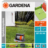 Gardena Ensemble avec pulvérisateur pivotant enfoncé OS 140