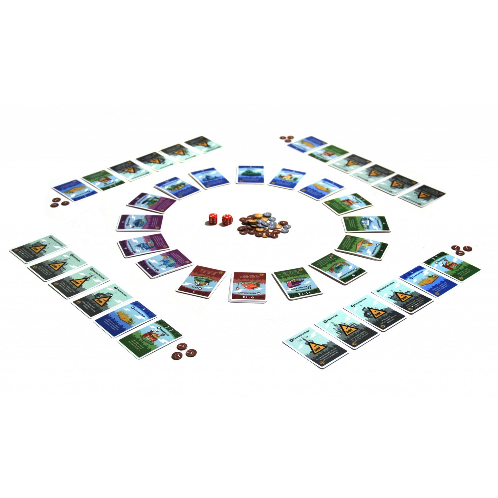 Jeux de gobelin blancs machi koro gip de dés