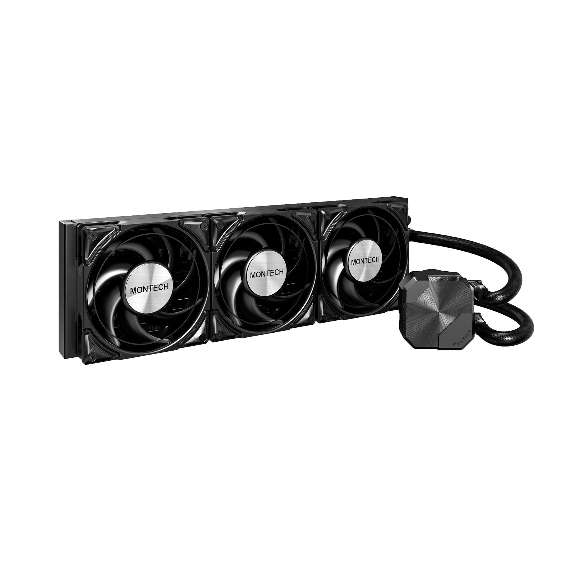 Refroidissement par eau Montech hyperflow silencieux 360 (noir)