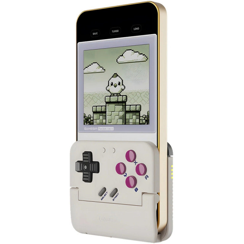 Manette mobile verticale Gamesir pocket taco - rétro blanc (blanc, bluetooth, android)