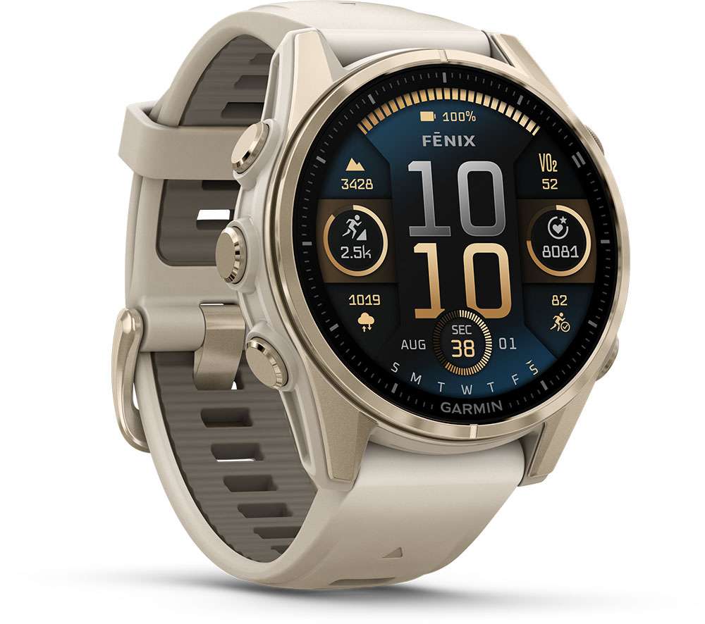 Garmin fēnix® 8 - 43 mm saphir amoled - GPS multisport