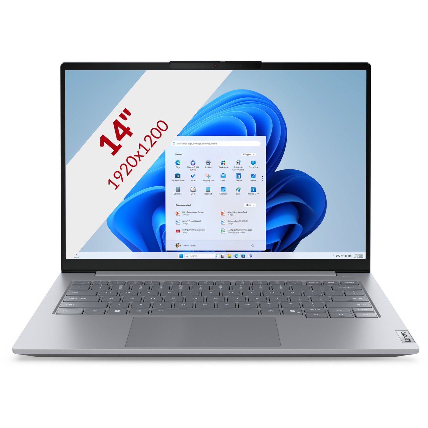 Ordinateur portable Lenovo thinkbook 14 g8 irl (21sg008pmh) 14 (gris | core 7 240h | graphiques intel | 16 go | SSD 512 go)