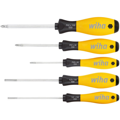 Le tournevis Wiha Set Softfinish ESD