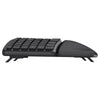 Clavier ergonomique sans fil Trust Keyra (noir, disposition US, Bluetooth 2.4G USB)