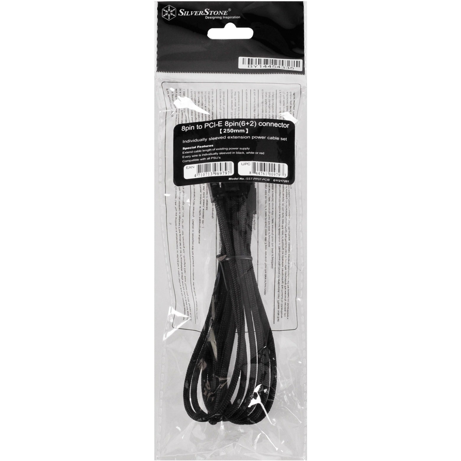 SilverStone Câble d'extension SST-PP07-PCIB
