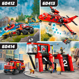 Lego LEGO City 60414 Caserne de pompiers et camion de pompiers - afbeelding 12