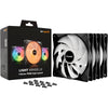 Soyez silencieux! Pack triple à haut débit LX LX LX 140 mm