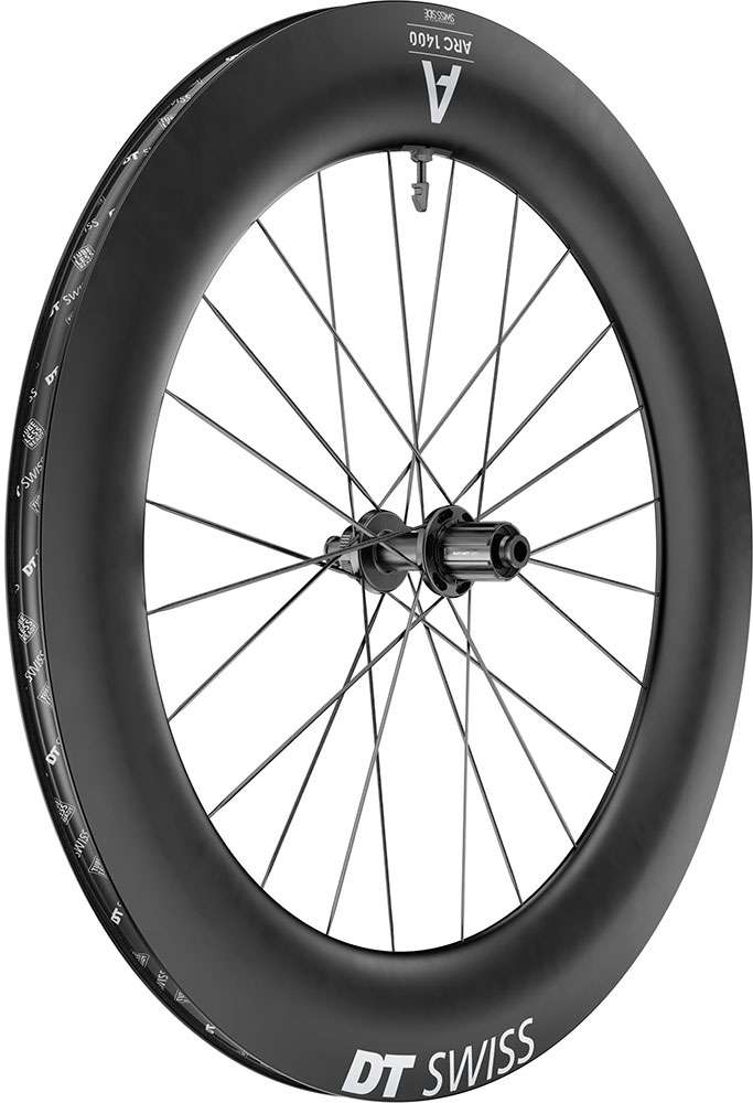 Roue Arrière DT Swiss Arc 1400 Dicut® 85 28 Disc CL Shimano HG Carbone