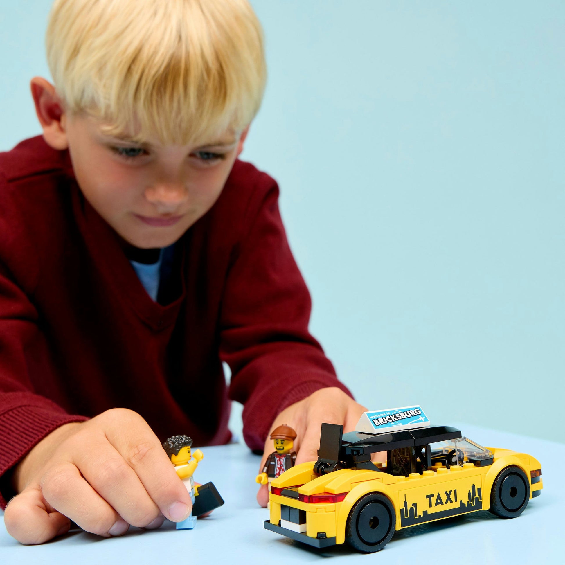 Lego city 60487 le taxi jaune