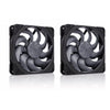 Noctua nf-a12x25 g2 pwm sx2-pp chromax.black ventilateurs de boîtier (noir, 2 pièces, 120 x 120 x 25 mm)