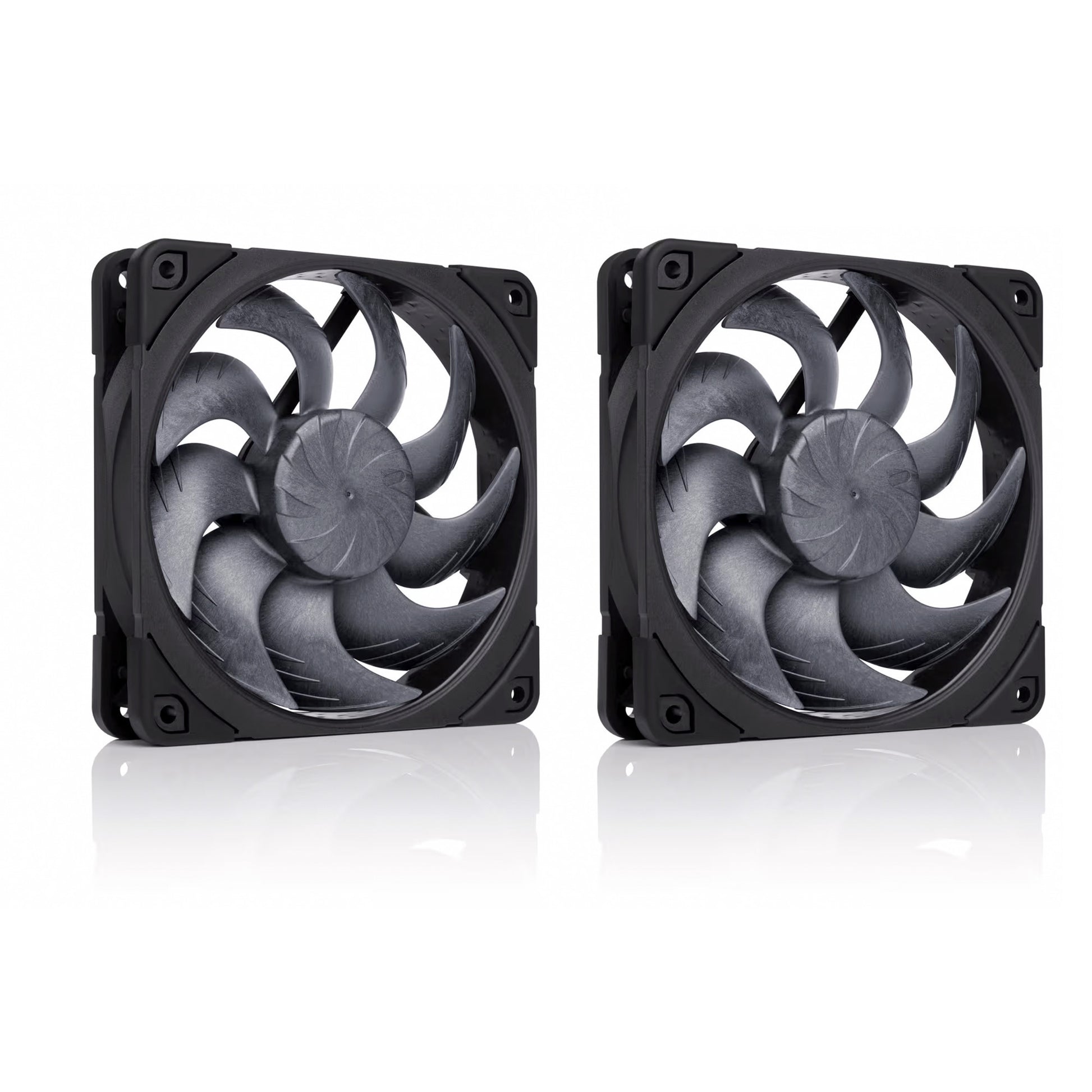 Noctua nf-a12x25 g2 pwm sx2-pp chromax.black ventilateurs de boîtier (noir, 2 pièces, 120 x 120 x 25 mm)