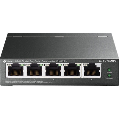 Tp-Link TL-SG105MPE Switch intelligent Gigabit Easy 5 ports avec 4 ports PoE+ (120 W PoE avec 30 W par port)