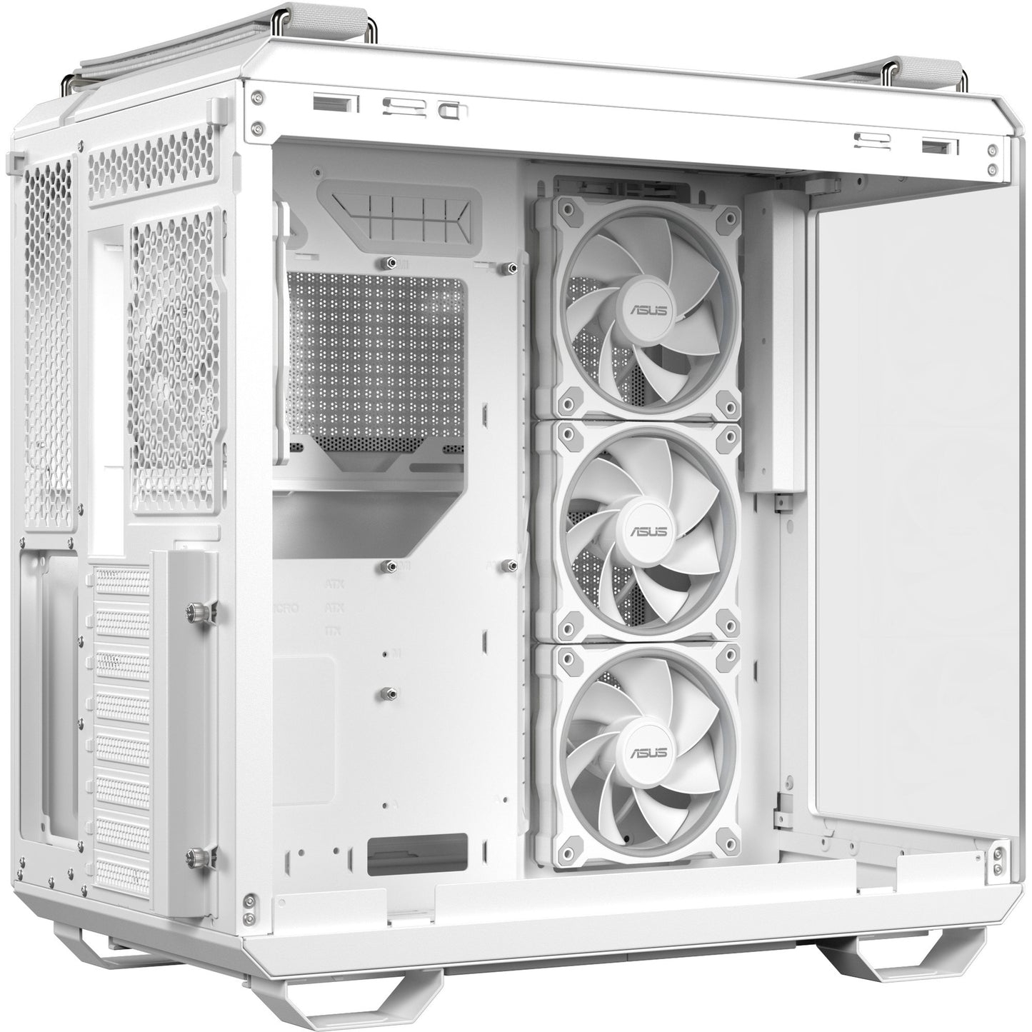 Boîtier tour midi Asus tuf gaming gt502 horizon argb (blanc | 3x usb-a | 1x usb-c | verre trempé)