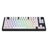 Hator skyfall sans fil, clavier de jeu (noir, disposition américaine, hator aurum citron, 80 % (tkl), RVB, ABS double injection, échange à chaud, Bluetooth USB-C 2,4 GHz)