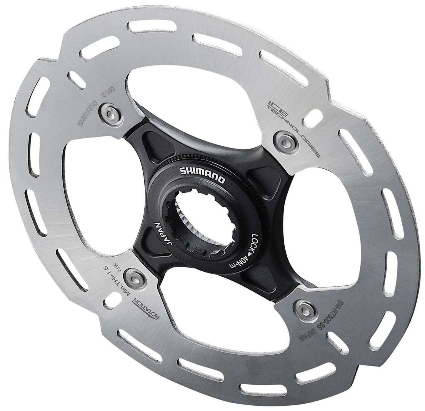 Rotor à disque à verrouillage central Shimano metrea sm-rt500