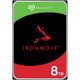 Seagate Seagate ST8000VN004 Ironwolf, 3,5, 8 To, 7200 tr / min, 256 Mo, SATA3