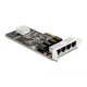 Delock PCI Express X4 Card 4 x RJ45 Gigabit LAN