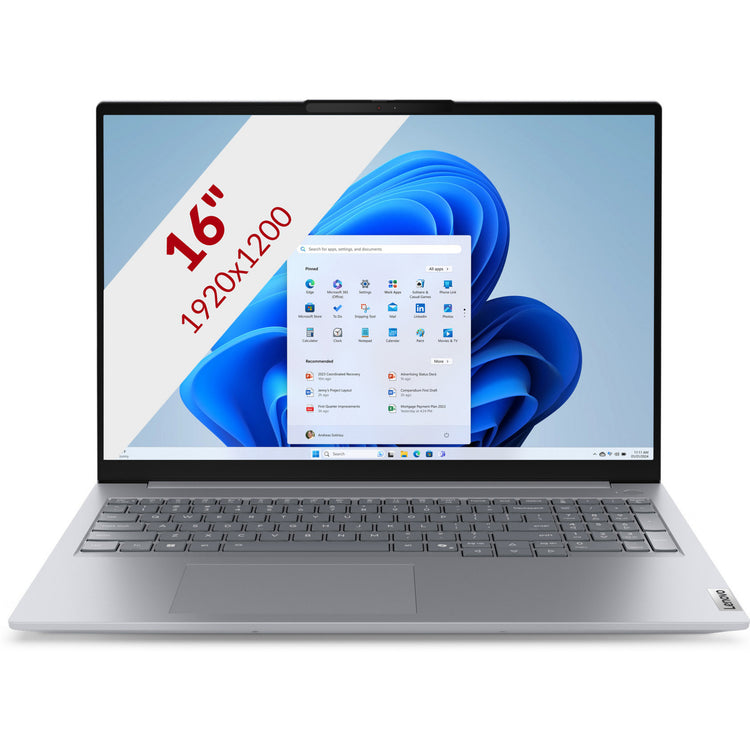 Ordinateur portable Lenovo thinkbook 16 g8 irl (21sh00g0mh) 16 (gris | core i5-13420h | graphiques uhd | 16 go | SSD 512 go)
