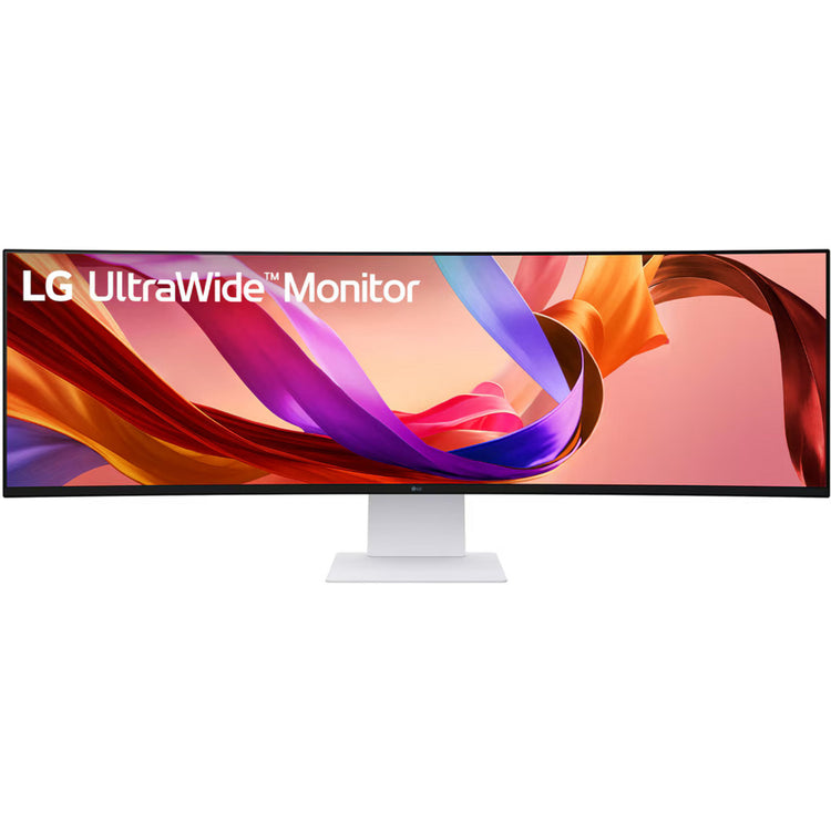 Moniteur incurvé LG ultrawide 49u950a-w 49 (blanc, HDMI, port d'affichage, 2x USB-A, USB-C, 144 Hz)