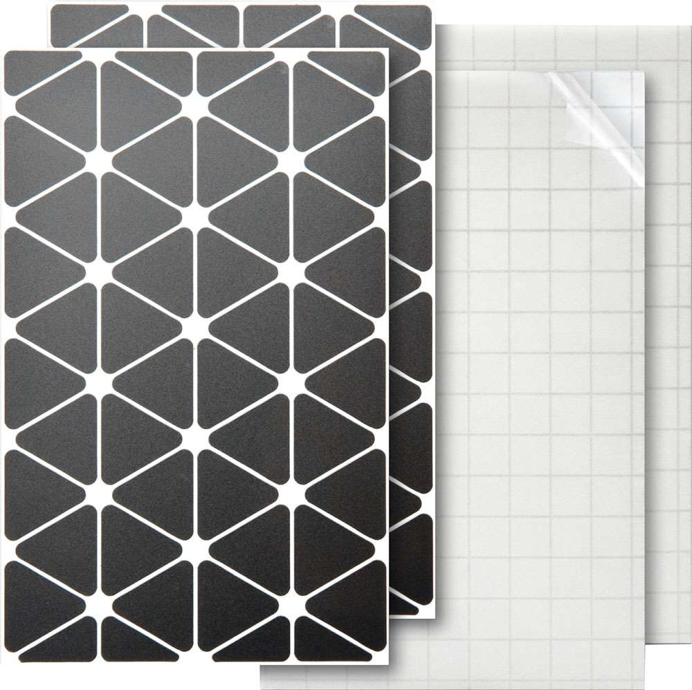 Triangles d'autocollants réfléchissants Luxshield