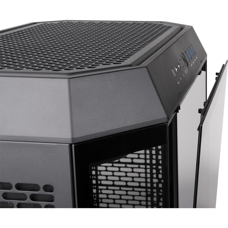 Boîtier tour midi Thermaltake the tower 600 (noir | 4x USB-A | 1x USB-C | verre trempé)