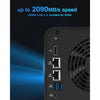 Terramaster f6-424 max nas (noir, 2x 10GBe, USB, HDMI)