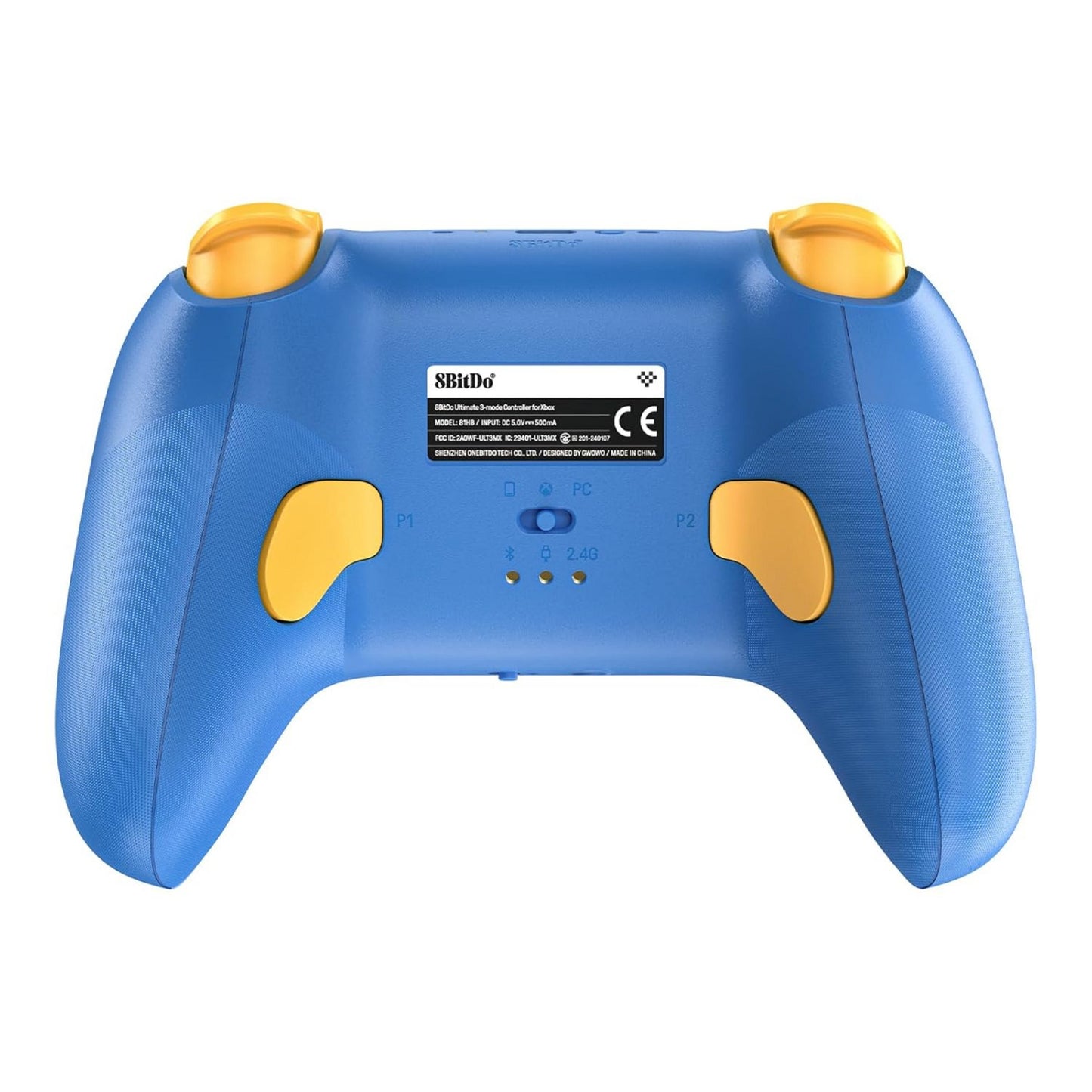Contrôleur ultime 3 modes 8bitdo pour Xbox - édition rare du 40e anniversaire (or bleu, Xbox Series X|s, Xbox One, PC, Bluetooth USB-C 2,4 GHz)