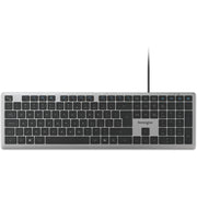 Kensington KB515 EQ USB-C Clavier filaire USB-A (gris, disposition internationale américaine (QWERTY), commutateurs à ciseaux, 100 %) - afbeelding 1