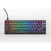 Ducky mecha pro sf, clavier (noir, disposition américaine, cerise mx speed silver, leds rgb, 65%, pbt double-shot)