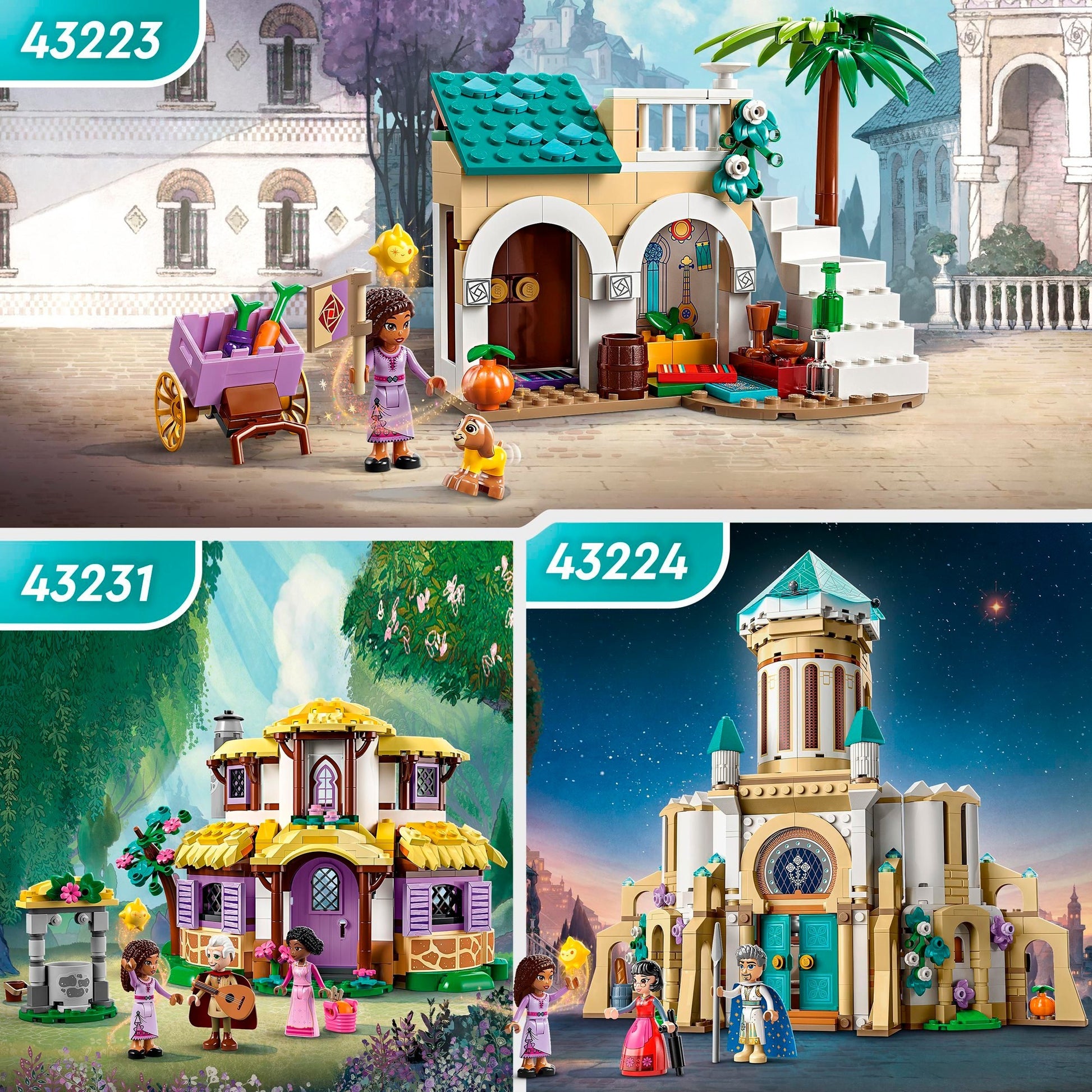 Lego disney - asha dans la ville jouets de construction Rosas (43223)