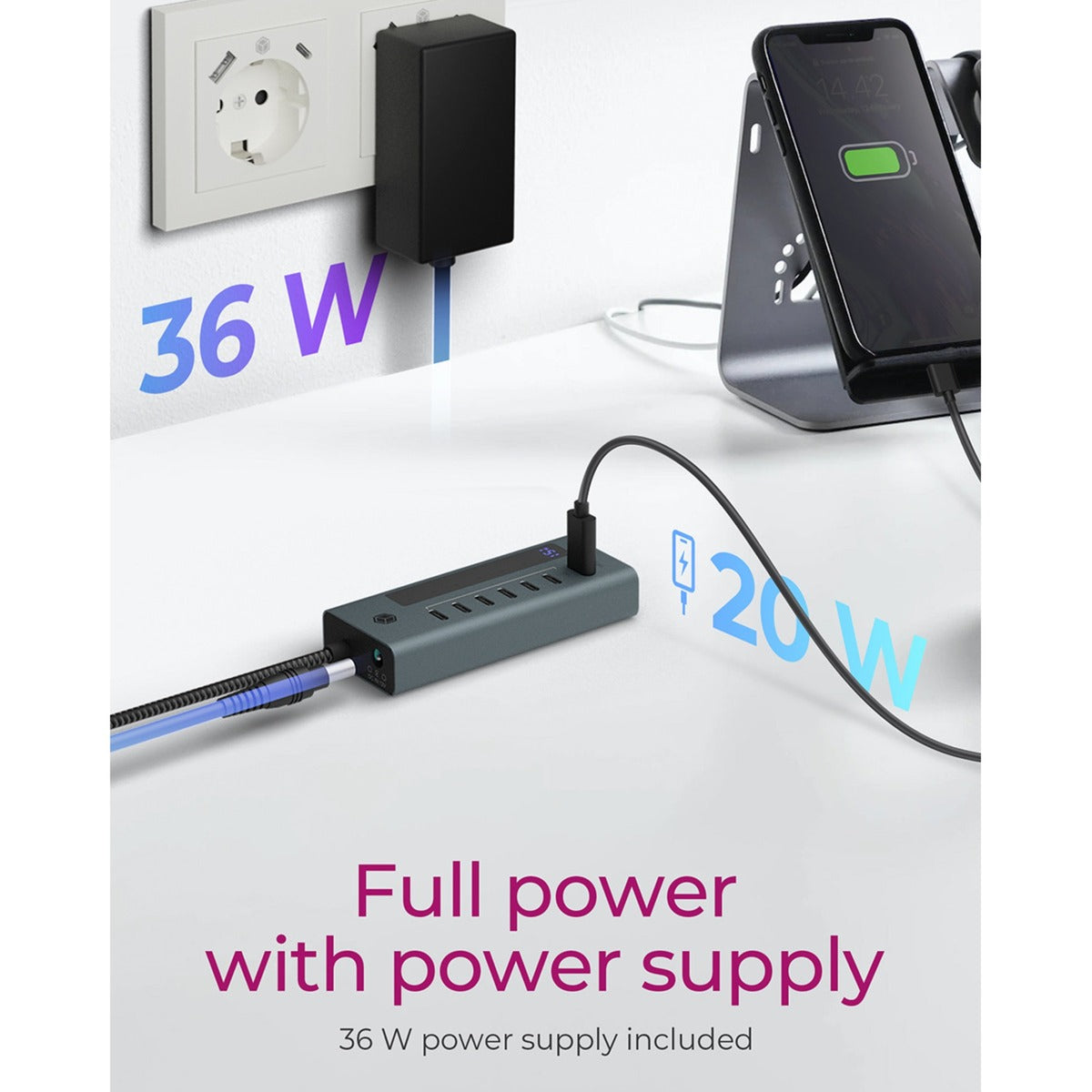 Ice Box 7-Port USB 3.2 Gen 2 Type-C Hub