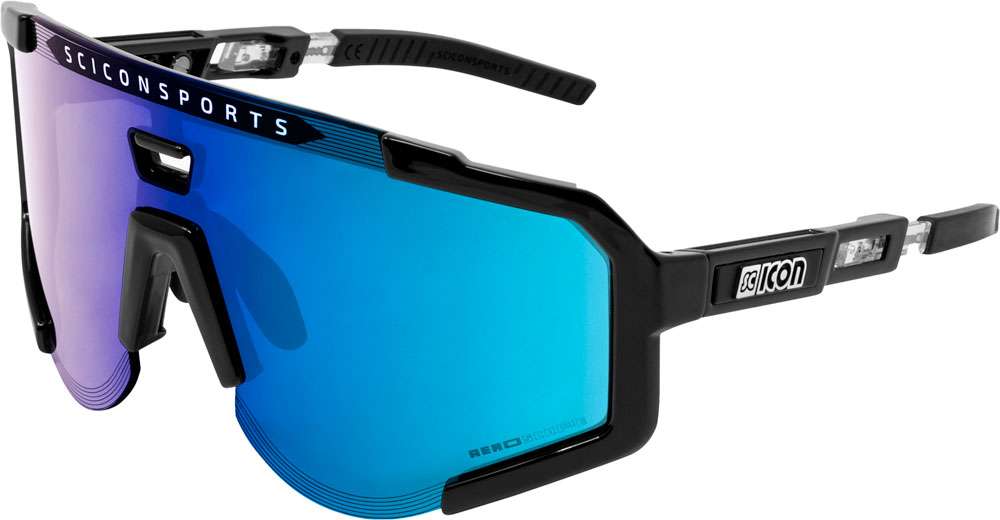 Aéroscope Scicon (multimiroir bleu + pluie clair) - lunettes de sport