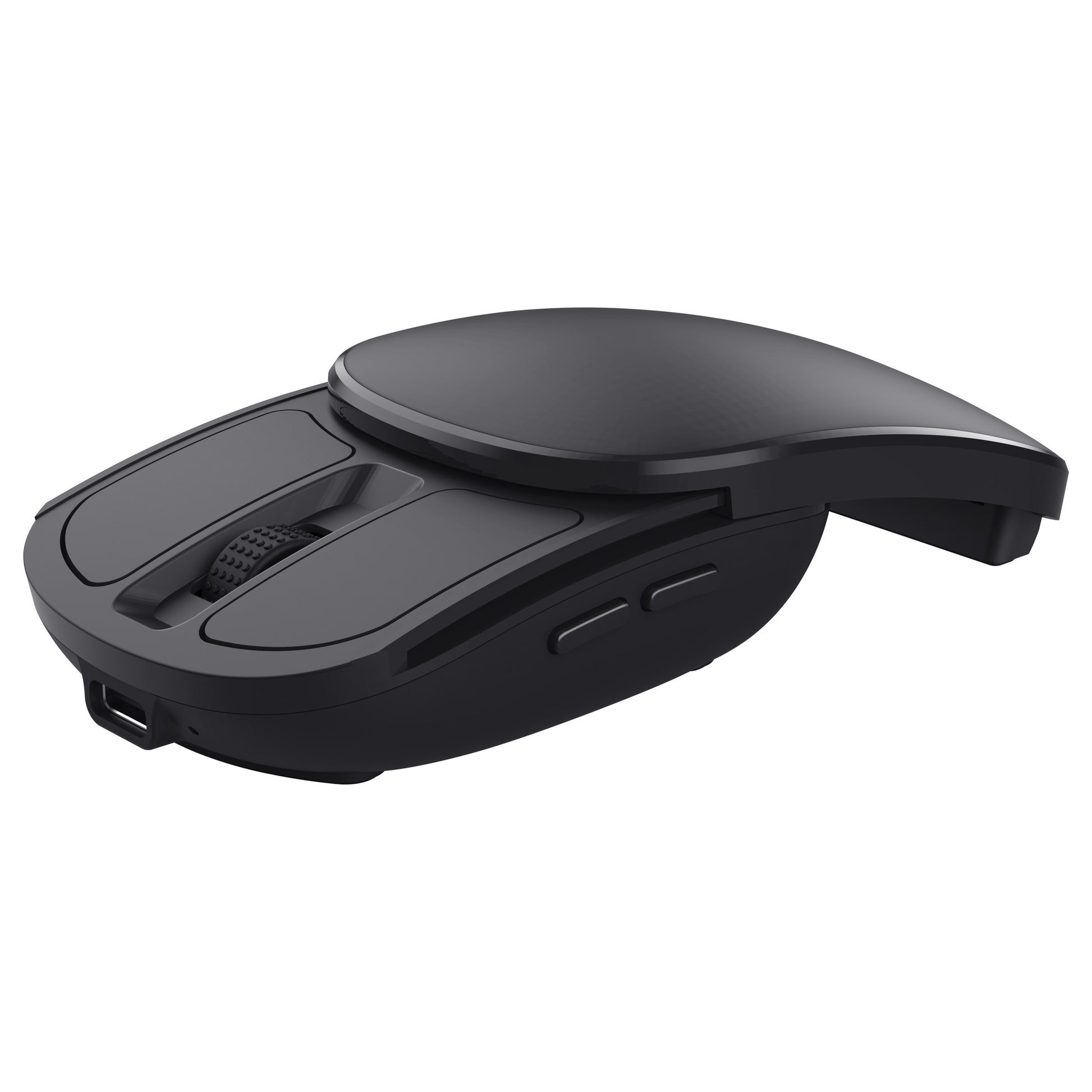Souris de poche portable et rétractable Trust zylo (noir, 1 000 - 2 400 dpi)