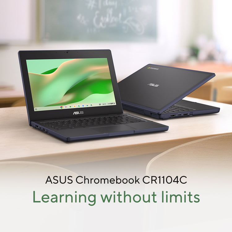 Ordinateur portable Asus Chromebook CR11 CR1104CTA-NS0067 11.6 (Gris | N150 | Intel Graphics | 4 Go | 32 Go EMMC | Tactile)