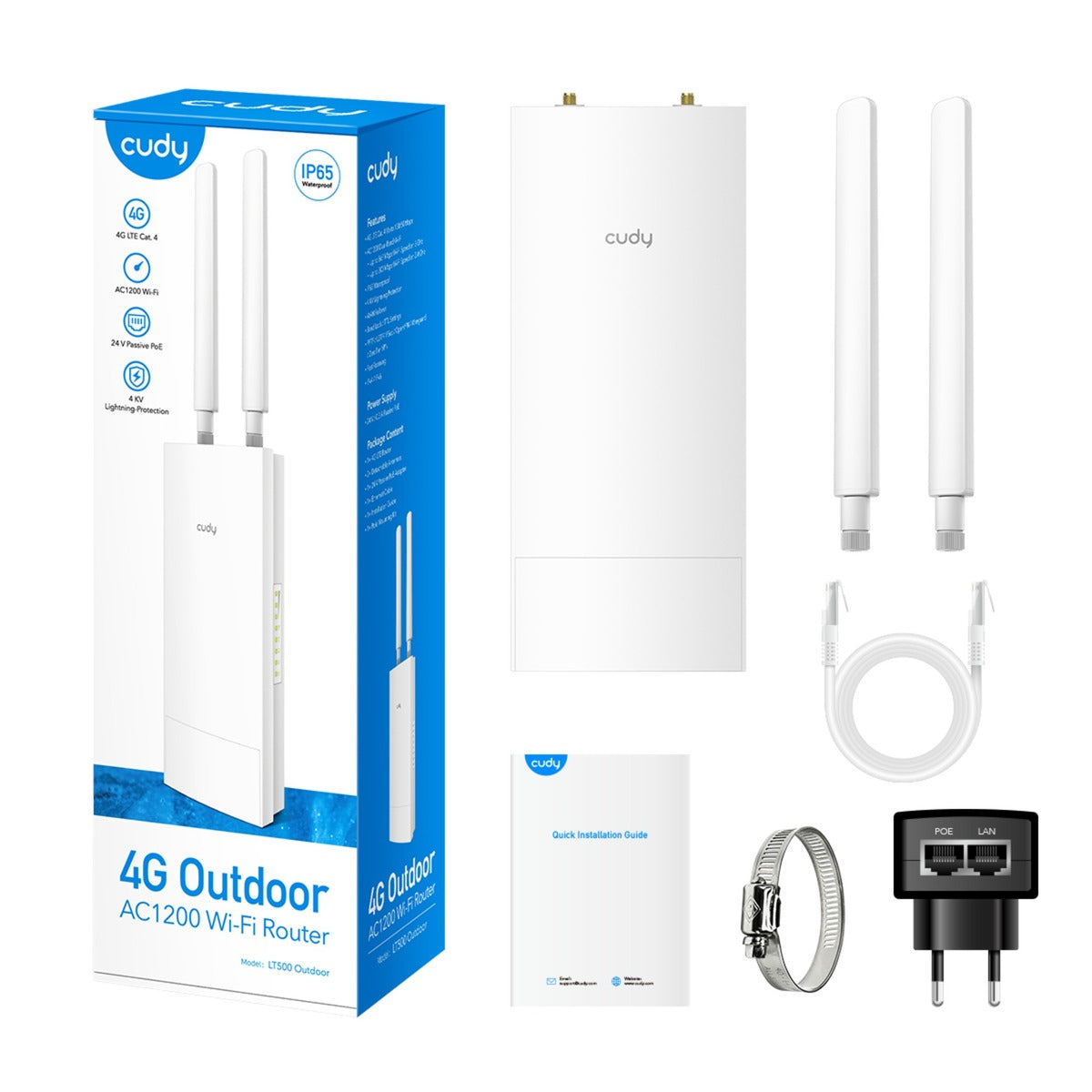 Cudy Indoor Outdoor 4G AC1200 Router Wi-Fi