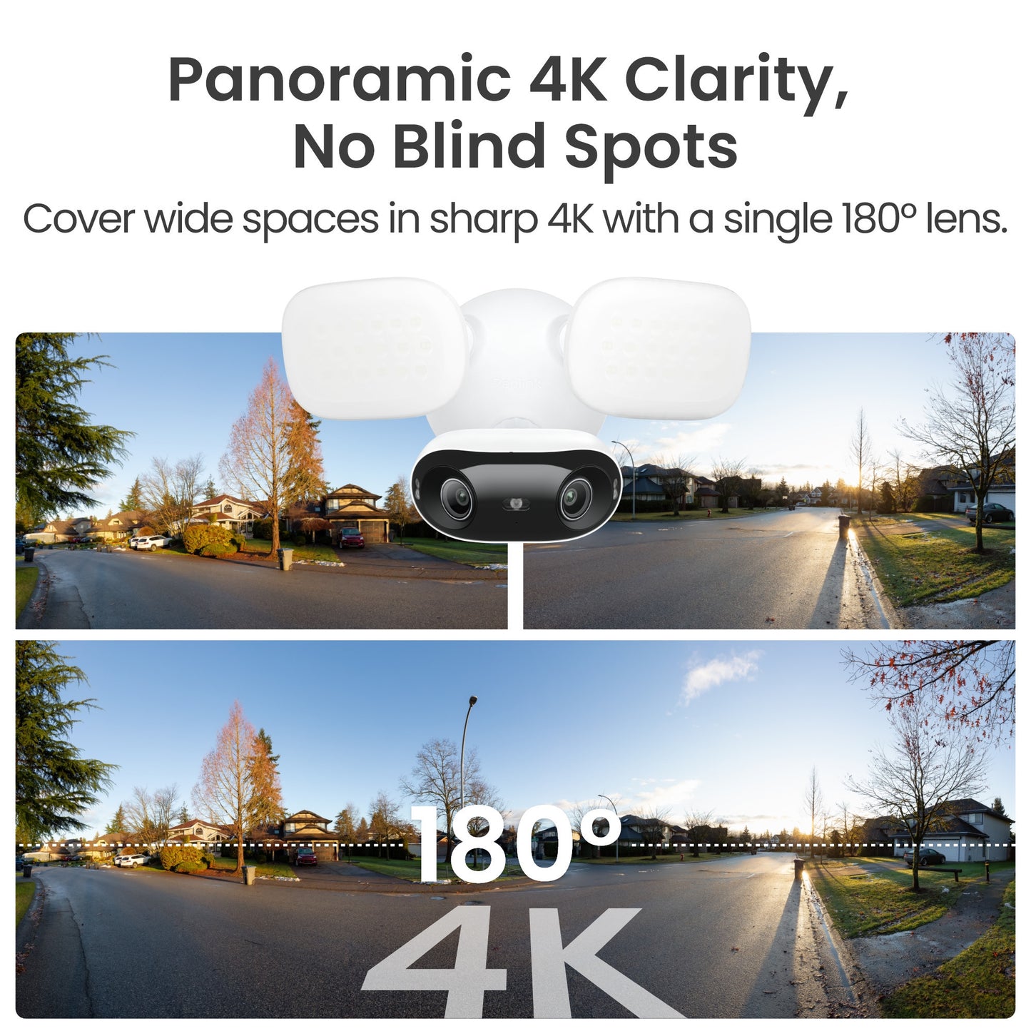 Caméra de sécurité WiFi Reolink F751W Elite Floodlight (Blanc, UHD 4K, WiFi)