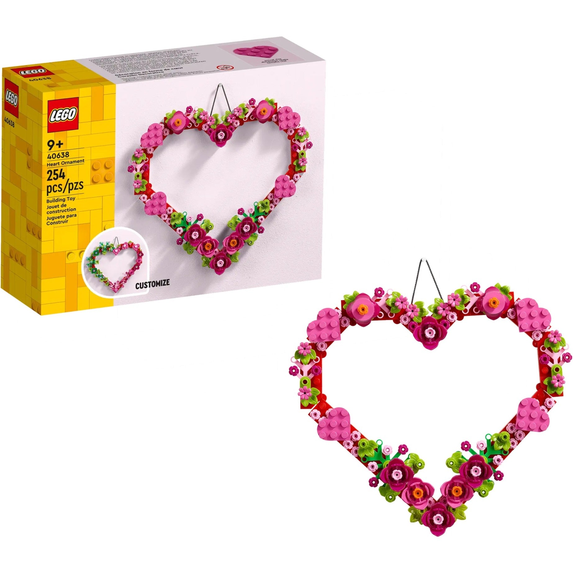 Lego 40638 saisons et occasions décoration en forme de cœur