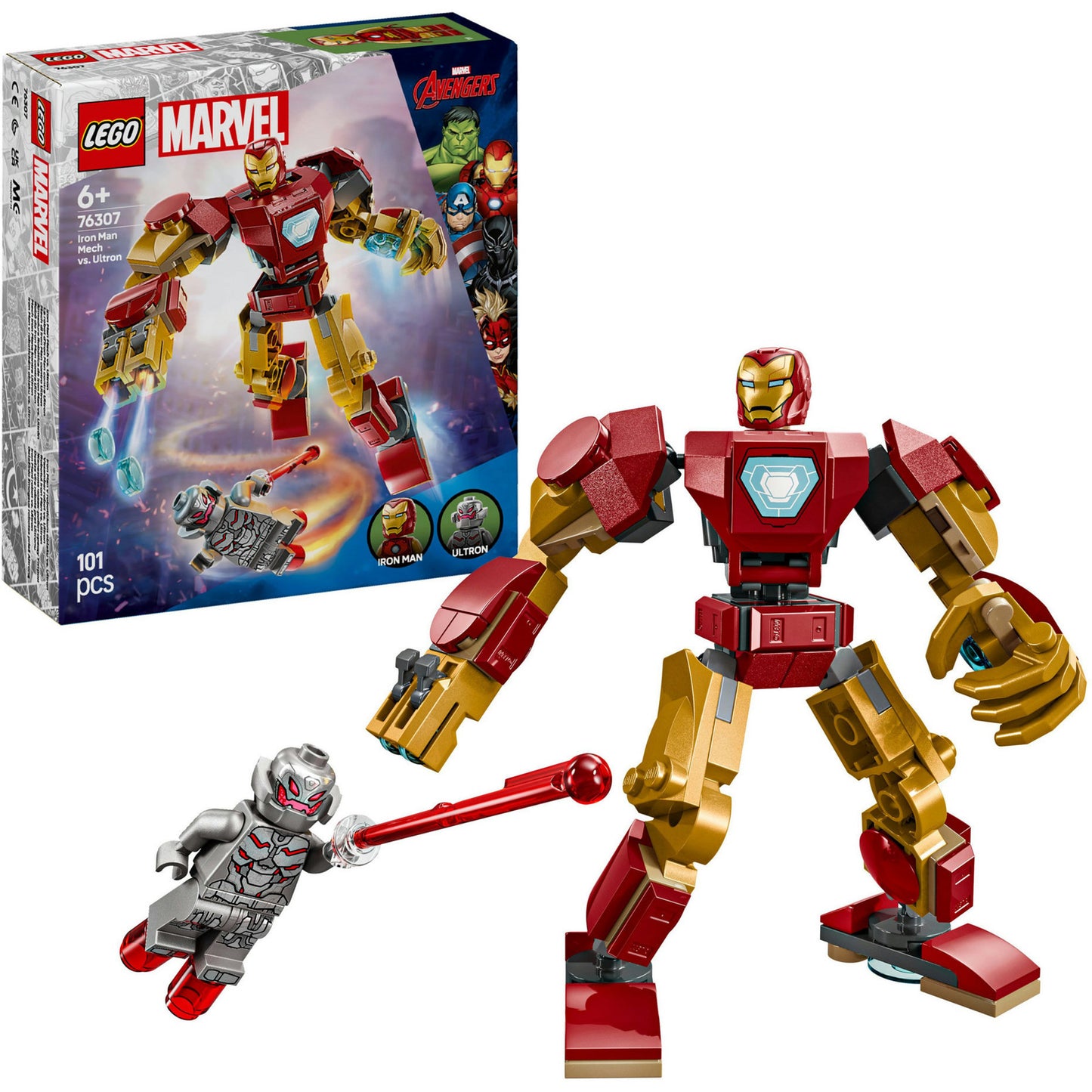 LEGO LEGO Super Heroes 76307 Iron Man Mecha Vs. Ultron