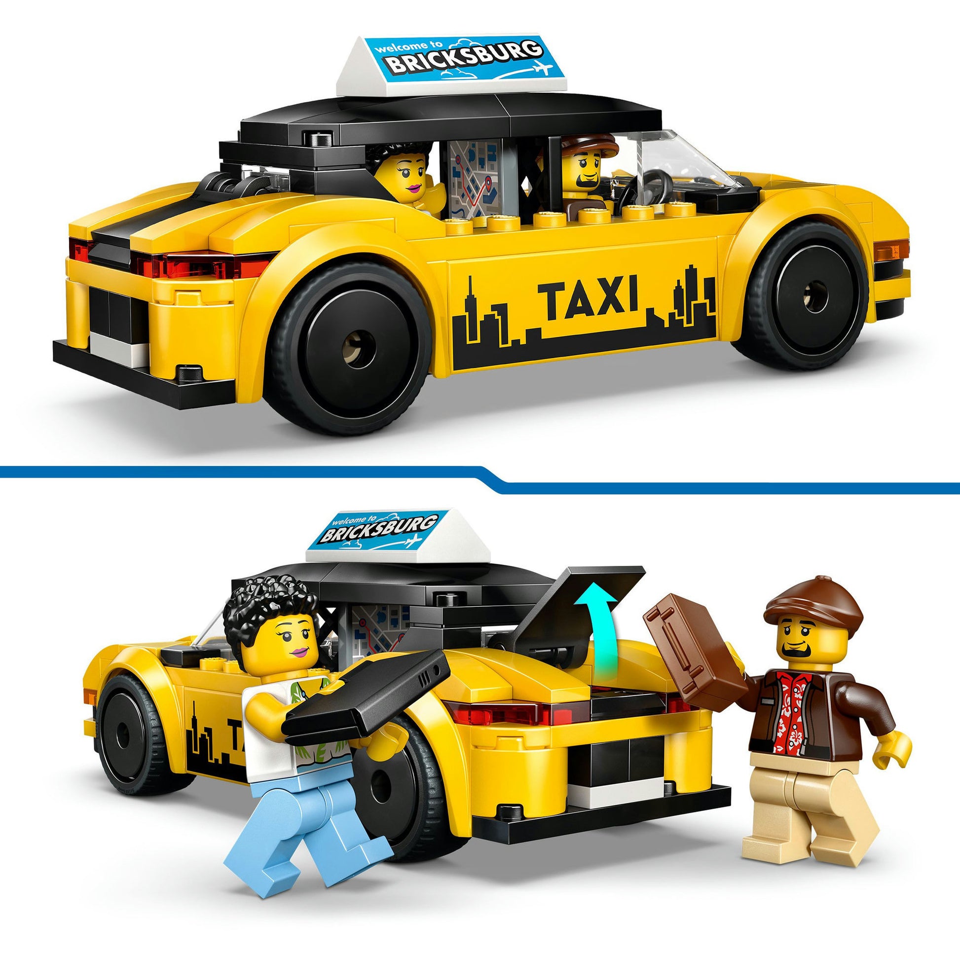 Lego city 60487 le taxi jaune