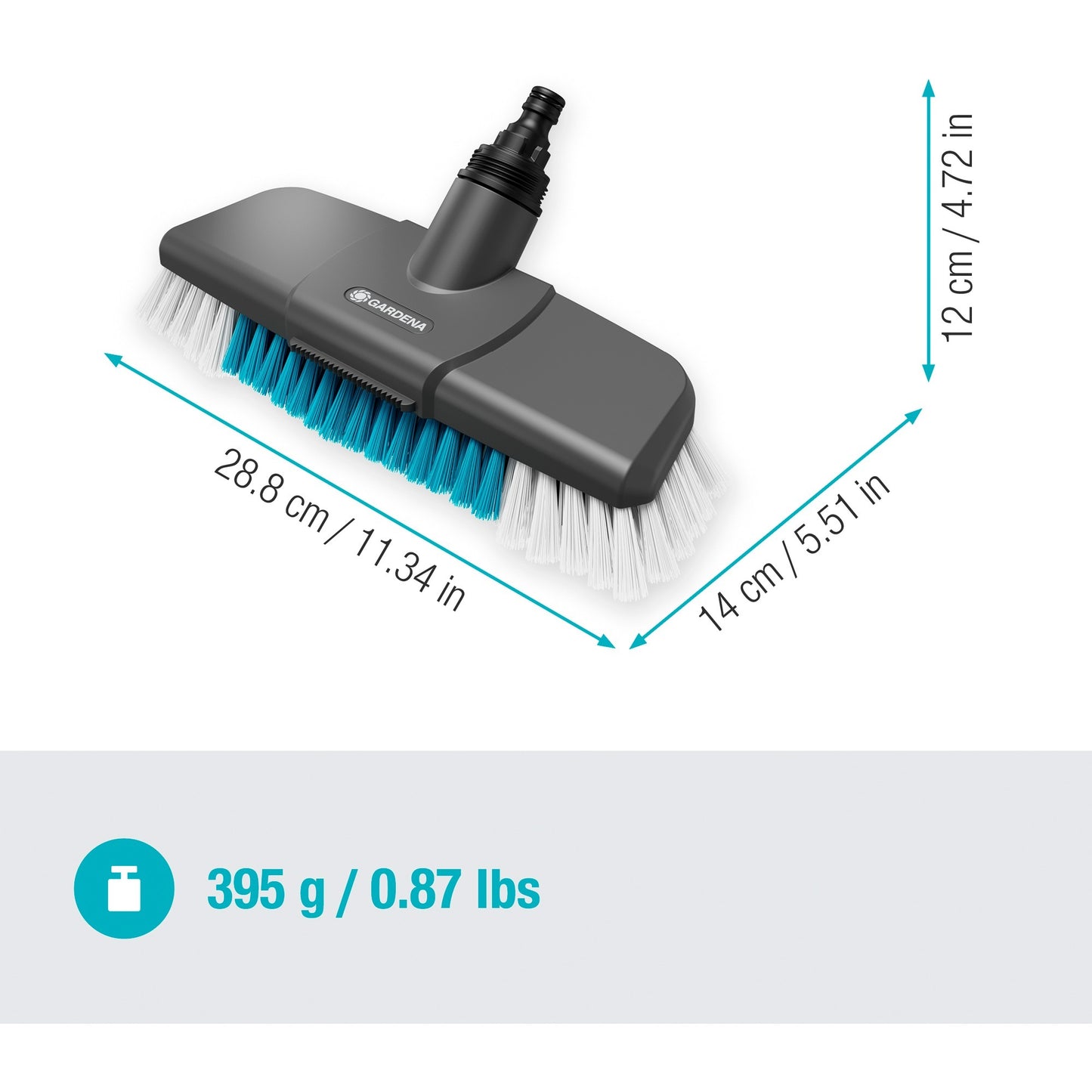 Gardena CleanSystem Steelbrush dur