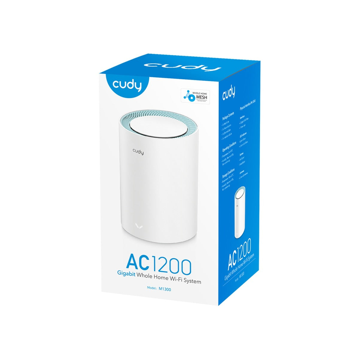Cudy AC1200 Gigabit Mesh Wi-Fi Système (1 pack)