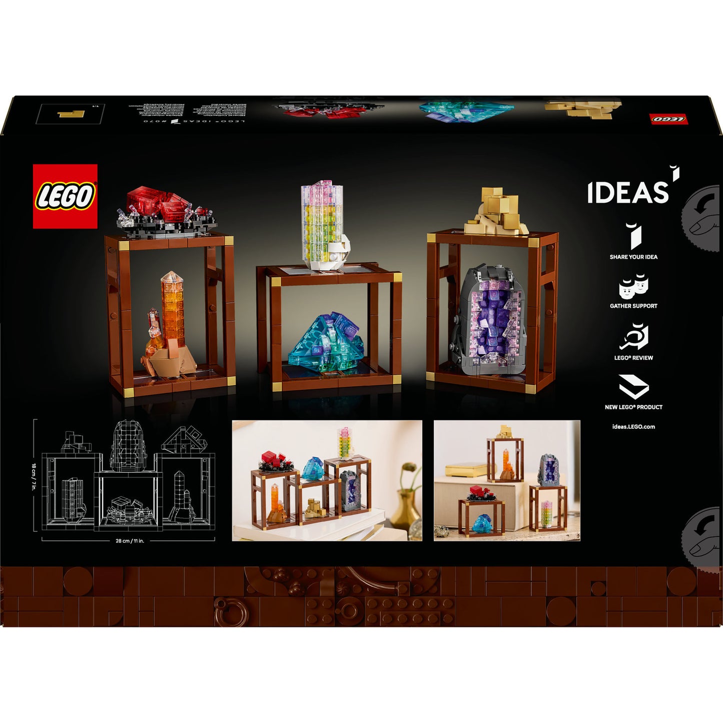 Lego ideas 21362 collection de minéraux
