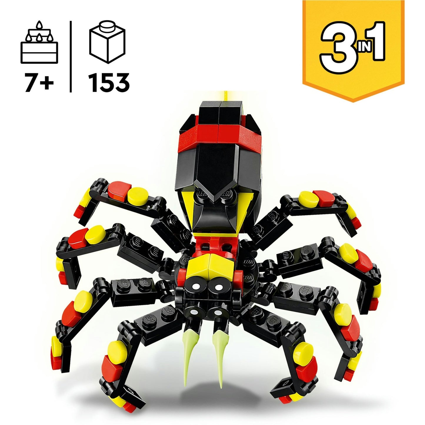 Créateur LEGO LEGO 31159 Animaux sauvages: araignée passionnante