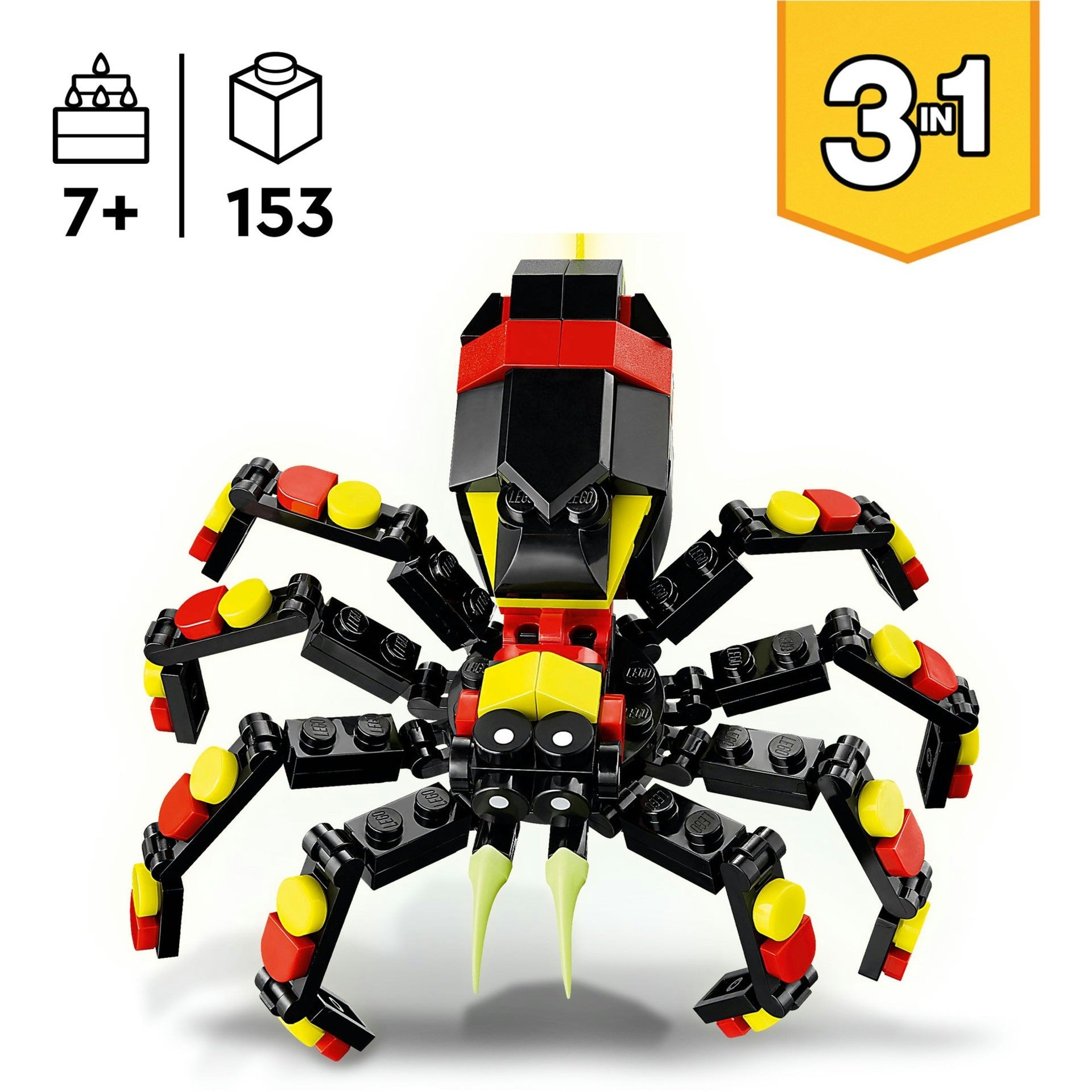 Créateur LEGO LEGO 31159 Animaux sauvages: araignée passionnante