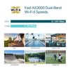 Tp-link omada eap650-outdoor ax3000 wifi 6 point d'accès (blanc, poe)