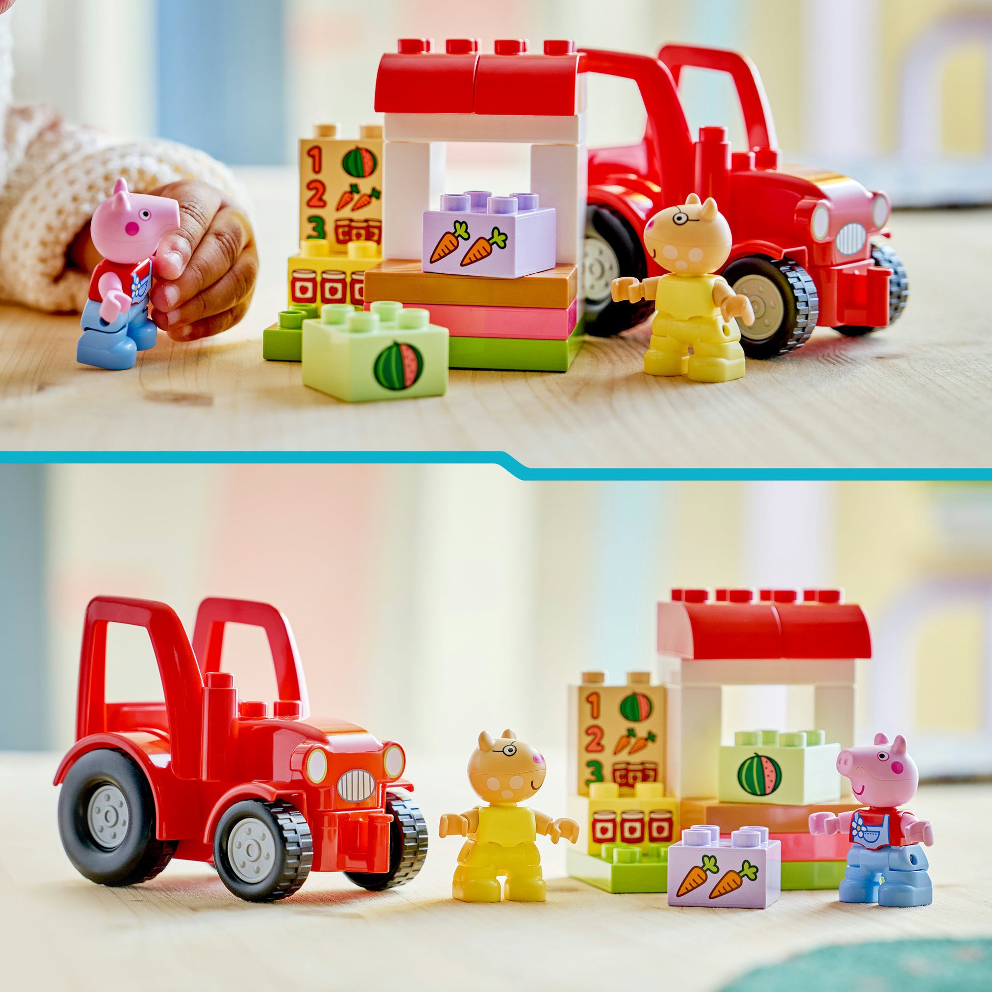 Lego Duplo 10468 tracteur et étal de marché