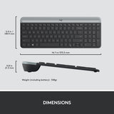 Logitech MK470 Slim Wireless Keyboard and Mouse Combo (clavier et souris sans fil) - afbeelding 8