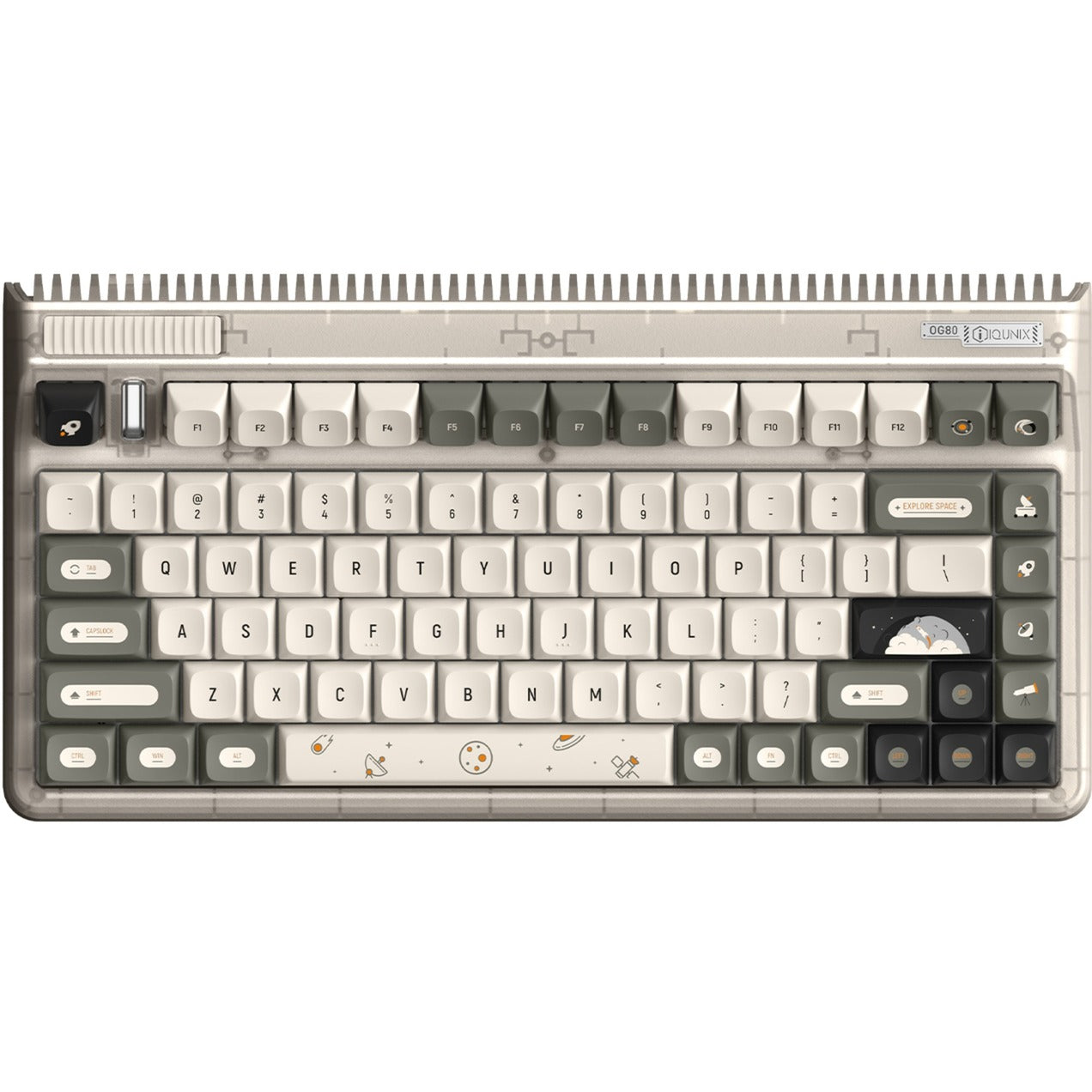 IQUnix OG80 Hitchhiker Wireless Keary Keyboard