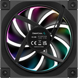 Ventilateurs de boîtier Deepcool FL12R RGB (noir, 3 pièces, 120 x 120 x 25 mm, PWM) - afbeelding 4